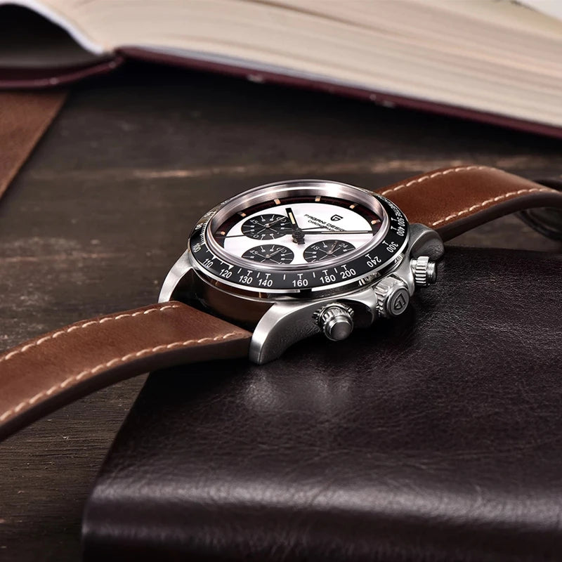 Pagani Design V2 40Mm Klassiek Horloge Voor Heren Luxe Saffier Glas Multifunctionele Chronograaf Heren Quartz Horloges