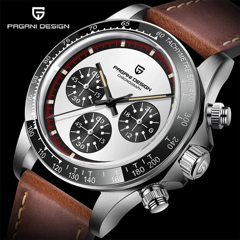 Pagani Design V2 40Mm Klassiek Horloge Voor Heren Luxe Saffier Glas Multifunctionele Chronograaf Heren Quartz Horloges