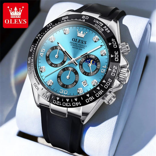 OLEVS 2875 Men Date Chronograph Sport Wristwatch